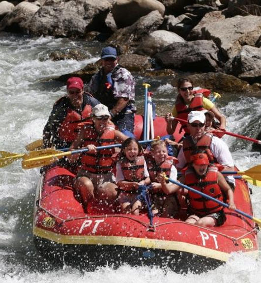 Rafting near Leadville, Colorado