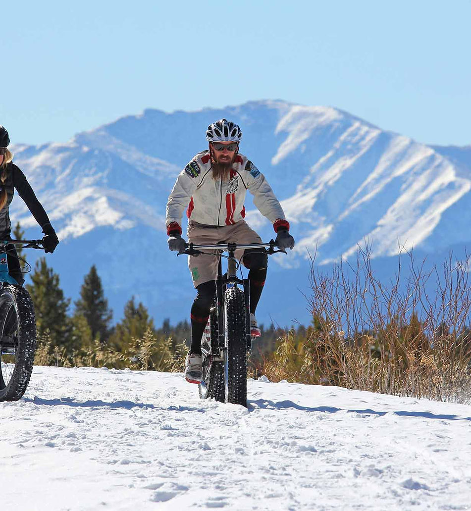 Fat Tire Biking near Leadville, Colorado