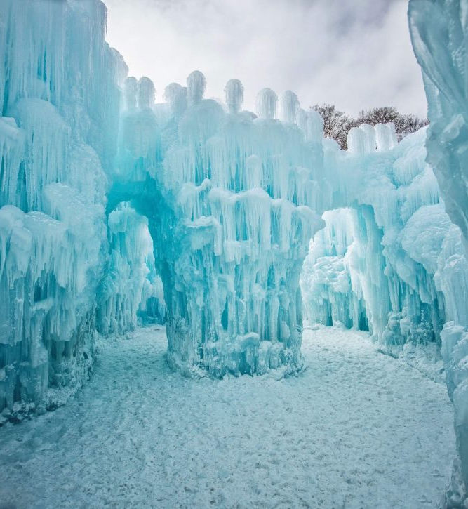 Ice Castles near Leadville, Colorado