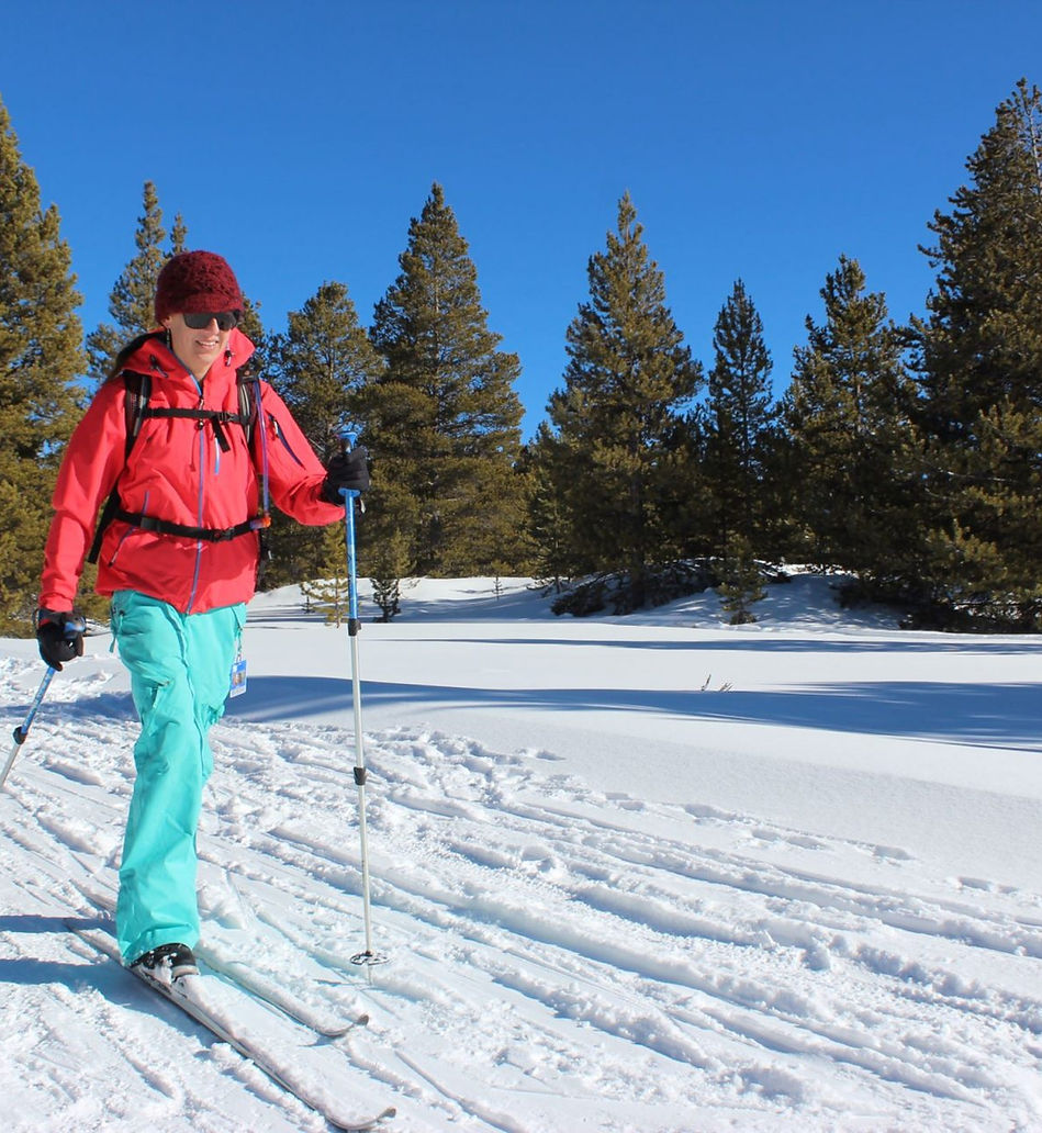 Nordic Skiing + Snowshoeing near Leadville, Colorado